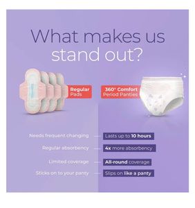 Nua Comfort Period Panties - 5 Pack