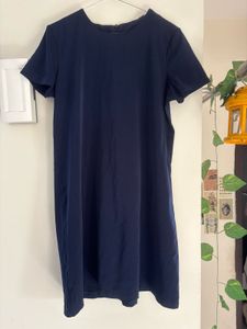 Navy Blue T-Shirt Dress
