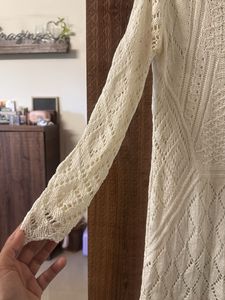 HNM Cream Knit Dress