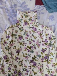 Floral Long Sleeve Midi Dress