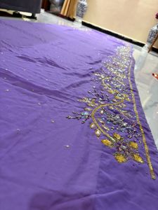 Beautiful handwork heavy  Saree