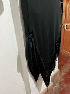 Black Fringe Dance Dress