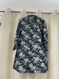 Elegant Floral Print Kurta