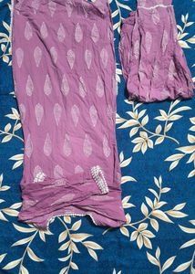 Beautiful Purple Kurta Set