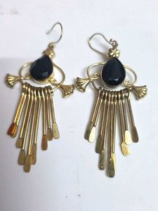 Anti tarnish gold plated earrings
