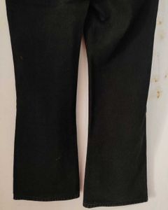 Stylish Dark Wash Flared Jeans