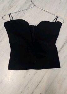 Chic Zara Black Corset Top