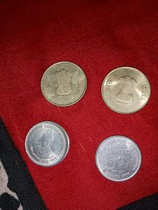 Collection of Indian Rupees Coins