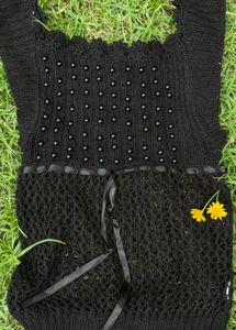 🖤 Black Pearl Knit Top 🖤
