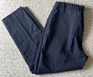 Navy Blue Straight Leg Pants