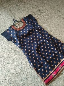 Heavy Party Wear 😍Heavy Dark Blue Top😘