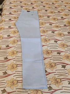 Light Blue Casual Pants