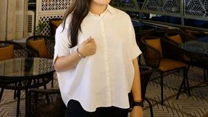Stylish White Oversized Button-Up Shirt