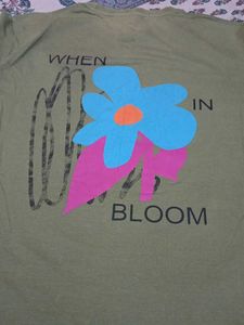 Light Green Graphic T-Shirt