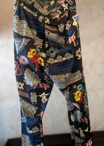 Ajio Patterned Casual Pants