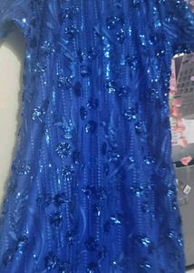 Stunning Blue Sequin Dress