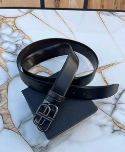Designer Buckle Leather Belt