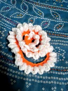 crochet open gajra..