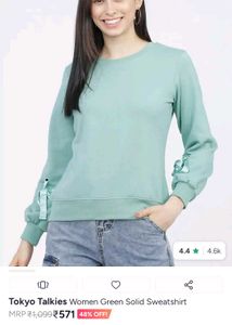 Cute Mint Green Sweatshirt 🌿✨