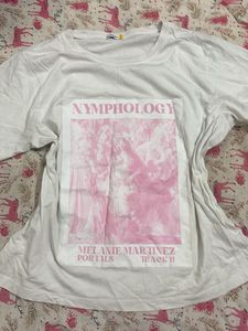 Melanie Martinez front and back graphic print Tee
