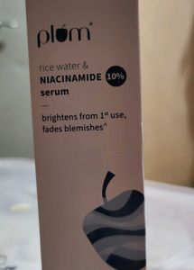 Plum Rice Water & 10% Niacinamide Face Serum|50ml