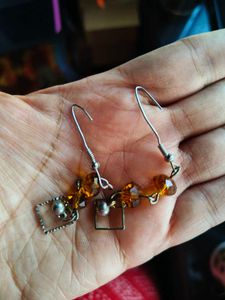 Unique handmade geometric earrings
