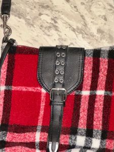 Stylish Plaid Crossbody Bag
