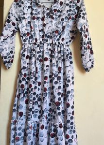 Chic Polka Dot Midi Dress