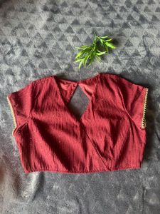 Never Used - Maroon Sequined Blouse - Tag was lost