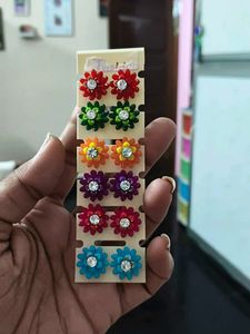 Floral Stud Earrings Set full sheet