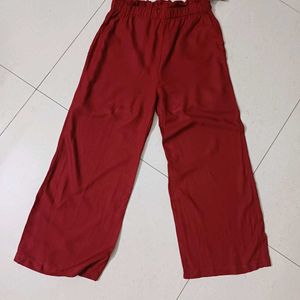 Chic Maroon Pure Cotton Co-ord Set for Kids