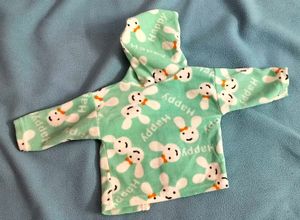 Cute Bunny Fleece Pajamas Set