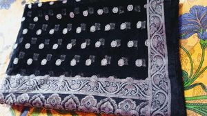 free new silk saree with banarasi suit