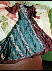 Beautiful Printed Ethnic Gown