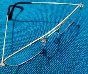Stylish Classic Gold Rim Eyeglasses