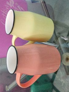 Pinteresty Set of 2 Pastel Mugs
