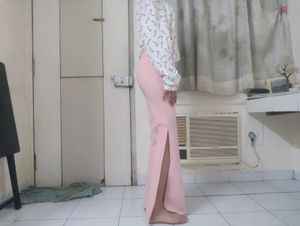 Pink Flare Pants