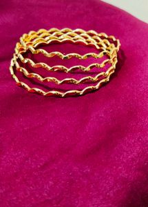 Set of 4→ 1gm Gold Bangles