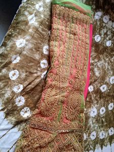 Lehnga saree fixed