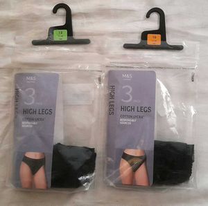 M&S High Legs Briefs