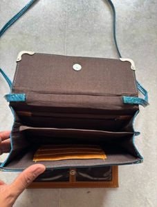 Teal Crossbody Bag