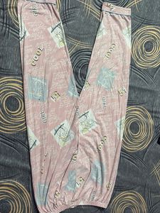 Cute Cartoon Print Pajama Pants