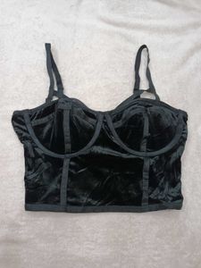 velvet light padded and wired top