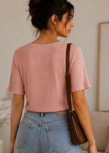 Pink Shimmery Top