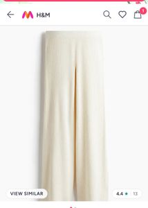 Comfortable Ribbed Wide-Leg Pants
