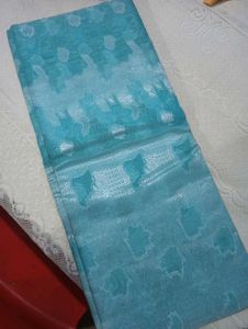 Elegant Turquoise Fabric