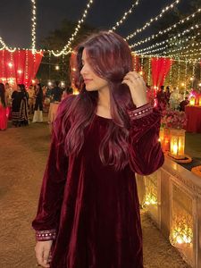 Elegant Velvet Kurta