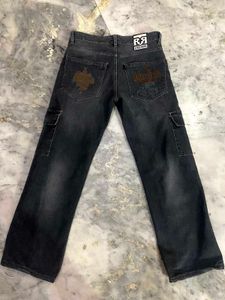Black Cargo Jeans