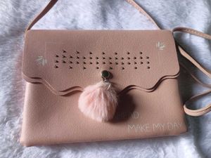 Tan Women Sling Bag