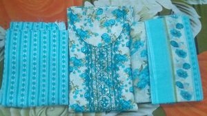 Unstitched Suit With 2.25 Metre Big Dupatta